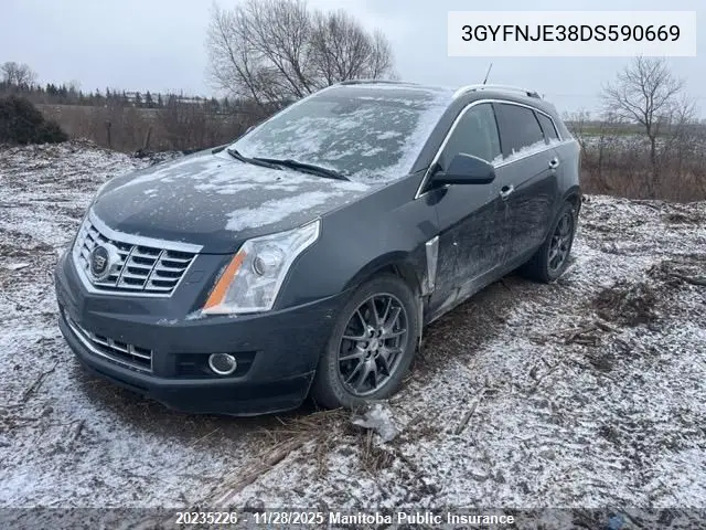 3GYFNJE38DS590669 2013 Cadillac Srx V6