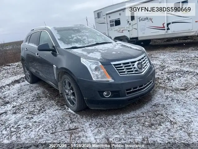 3GYFNJE38DS590669 2013 Cadillac Srx V6