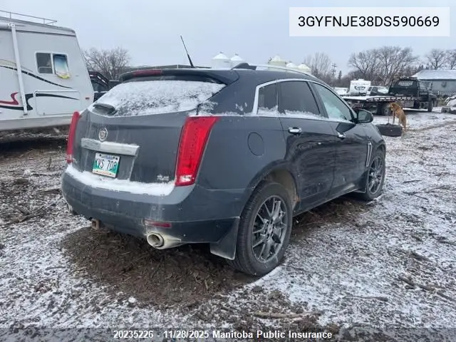 3GYFNJE38DS590669 2013 Cadillac Srx V6