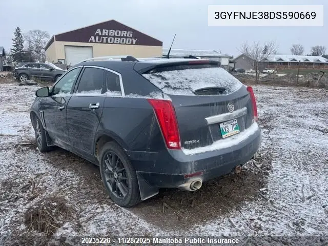 3GYFNJE38DS590669 2013 Cadillac Srx V6