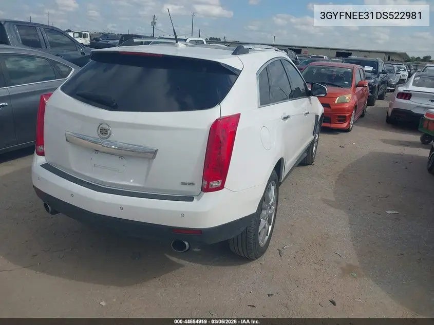 3GYFNEE31DS522981 2013 Cadillac Srx Premium Collection