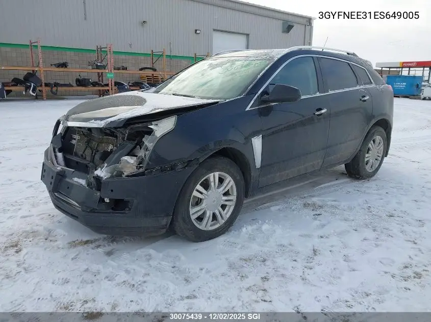 3GYFNEE31ES649005 2014 Cadillac Srx Luxury Collection