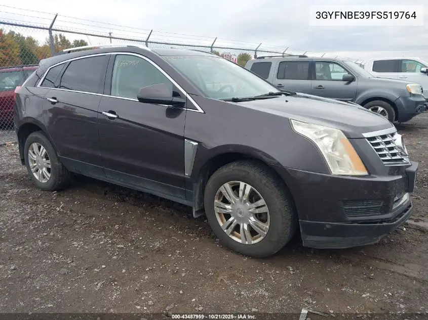 3GYFNBE39FS519764 2015 Cadillac Srx Luxury Collection
