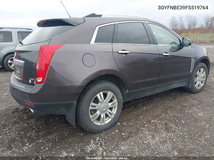 3GYFNBE39FS519764 2015 Cadillac Srx Luxury Collection