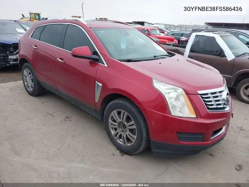 3GYFNBE38FS586436 2015 Cadillac Srx Luxury Collection