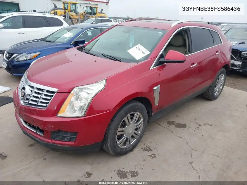 3GYFNBE38FS586436 2015 Cadillac Srx Luxury Collection