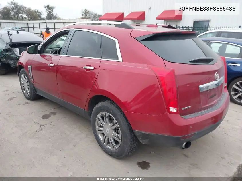 3GYFNBE38FS586436 2015 Cadillac Srx Luxury Collection
