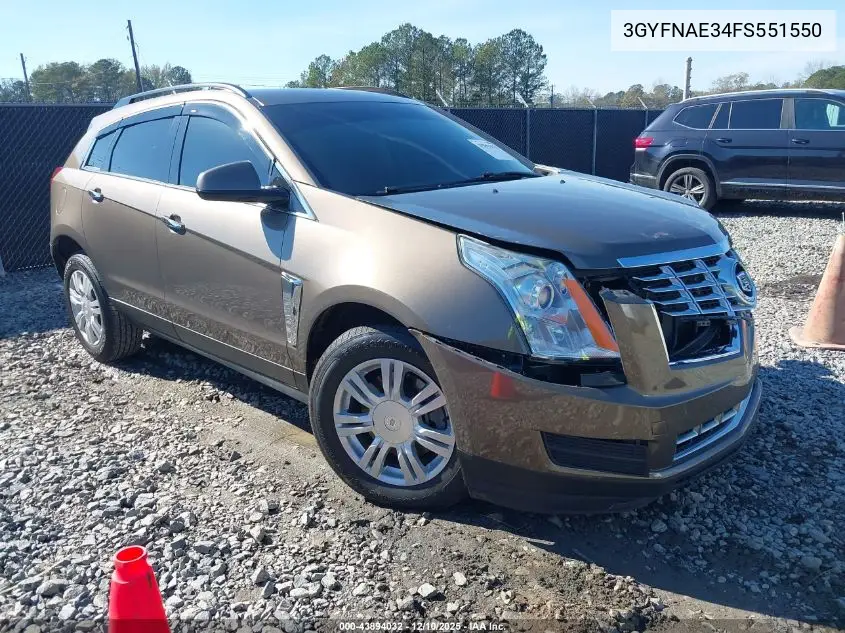 3GYFNAE34FS551550 2015 Cadillac Srx Standard