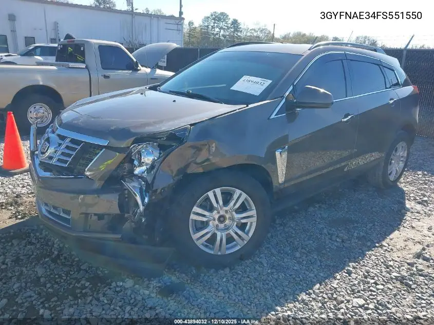 3GYFNAE34FS551550 2015 Cadillac Srx Standard