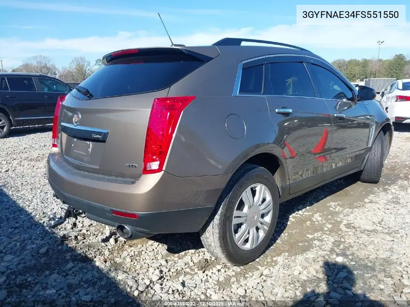 3GYFNAE34FS551550 2015 Cadillac Srx Standard