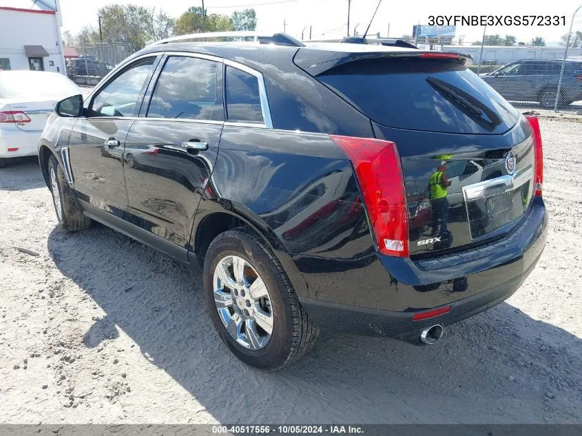 3GYFNBE3XGS572331 2016 Cadillac Srx Luxury Collection