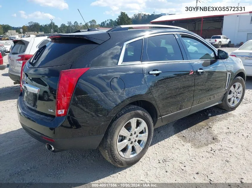 3GYFNBE3XGS572331 2016 Cadillac Srx Luxury Collection