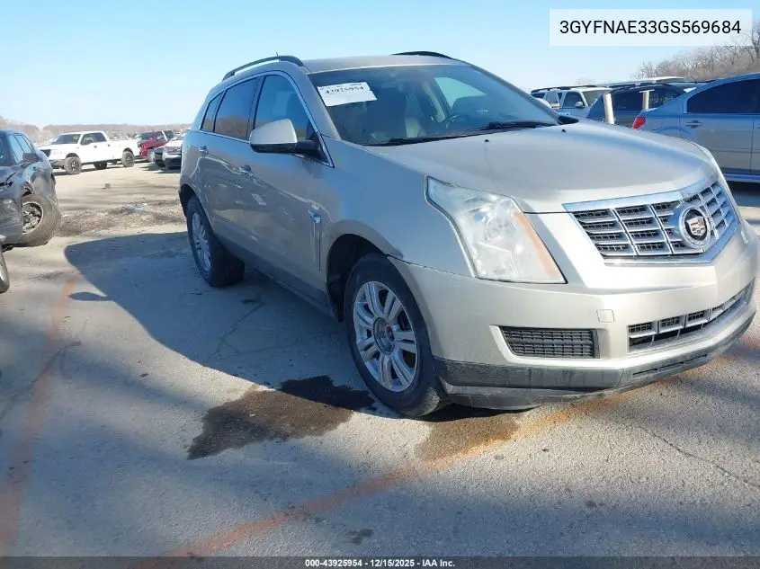 3GYFNAE33GS569684 2016 Cadillac Srx Standard