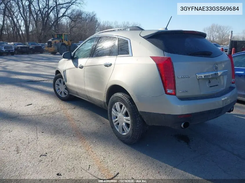 3GYFNAE33GS569684 2016 Cadillac Srx Standard