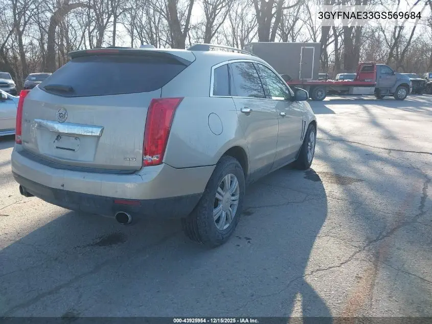 3GYFNAE33GS569684 2016 Cadillac Srx Standard