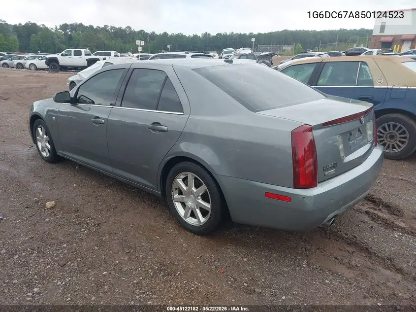 2005 Cadillac Sts V8 VIN: 1G6DC67A850124523 Lot: 45122182