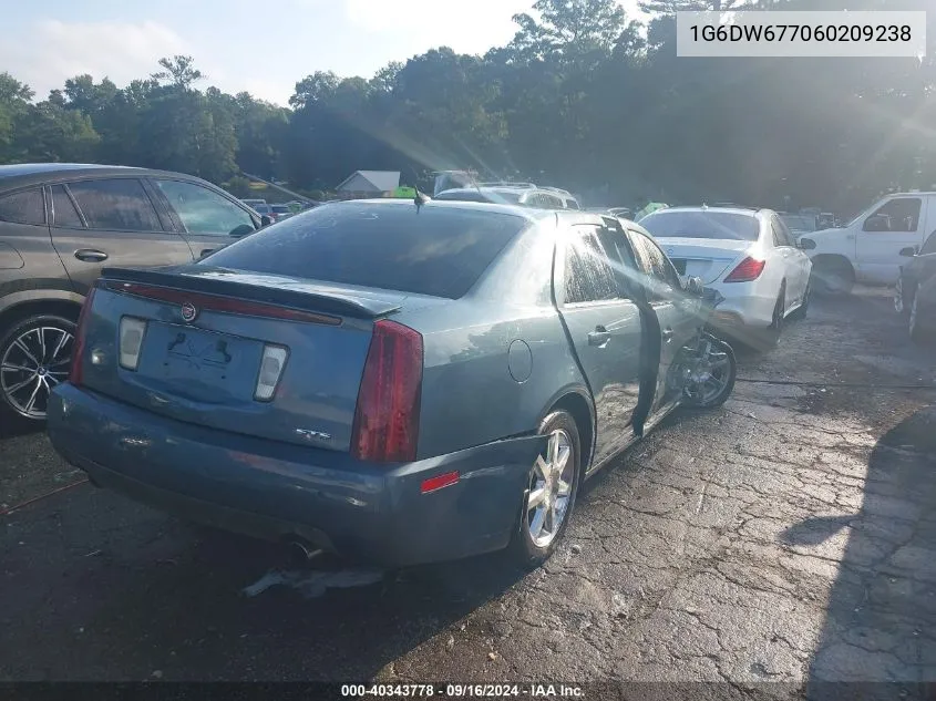 2006 Cadillac Sts V6 VIN: 1G6DW677060209238 Lot: 40343778