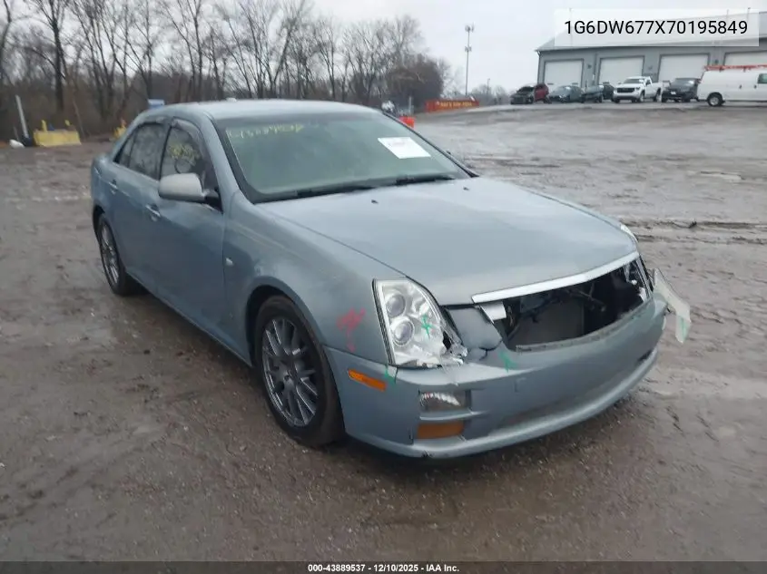1G6DW677X70195849 2007 Cadillac Sts V6