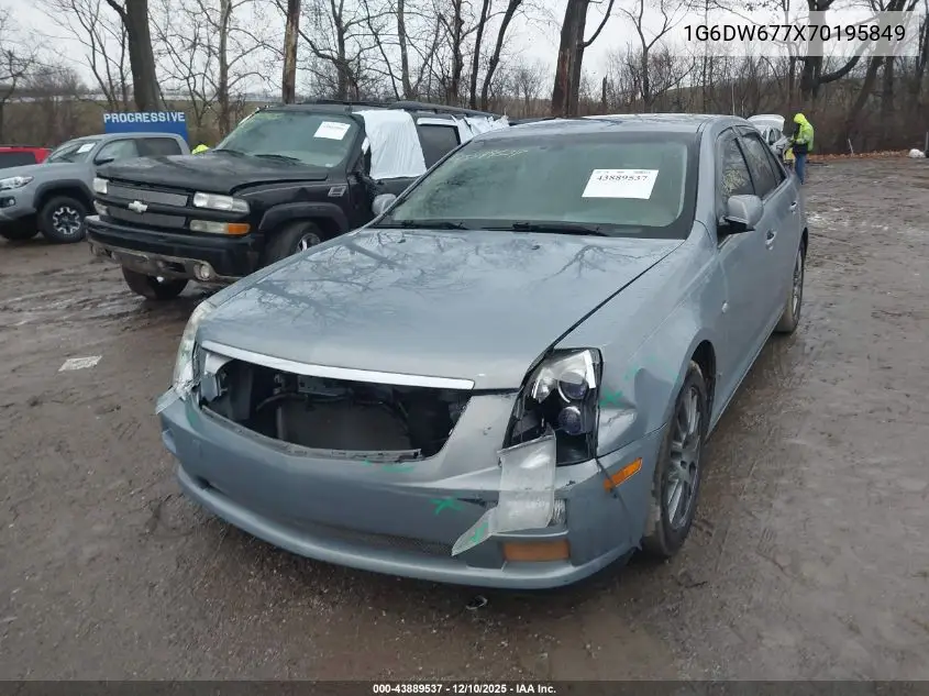 1G6DW677X70195849 2007 Cadillac Sts V6