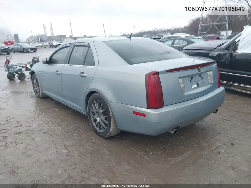 1G6DW677X70195849 2007 Cadillac Sts V6