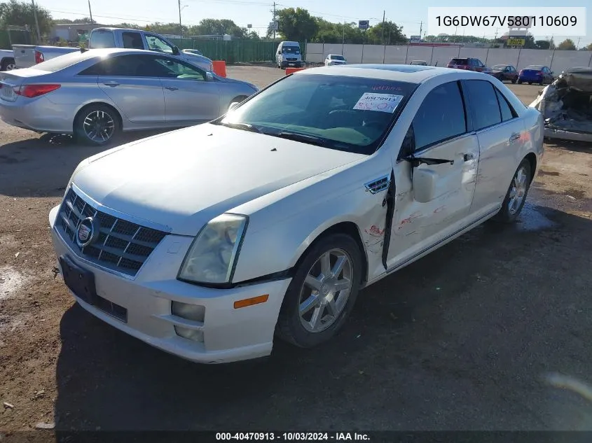 1G6DW67V580110609 2008 Cadillac Sts V6