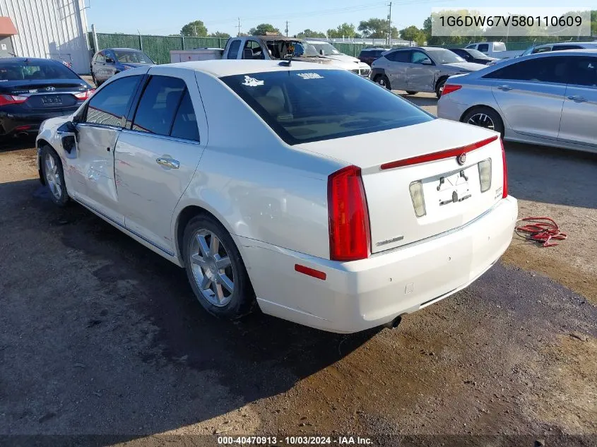 1G6DW67V580110609 2008 Cadillac Sts V6