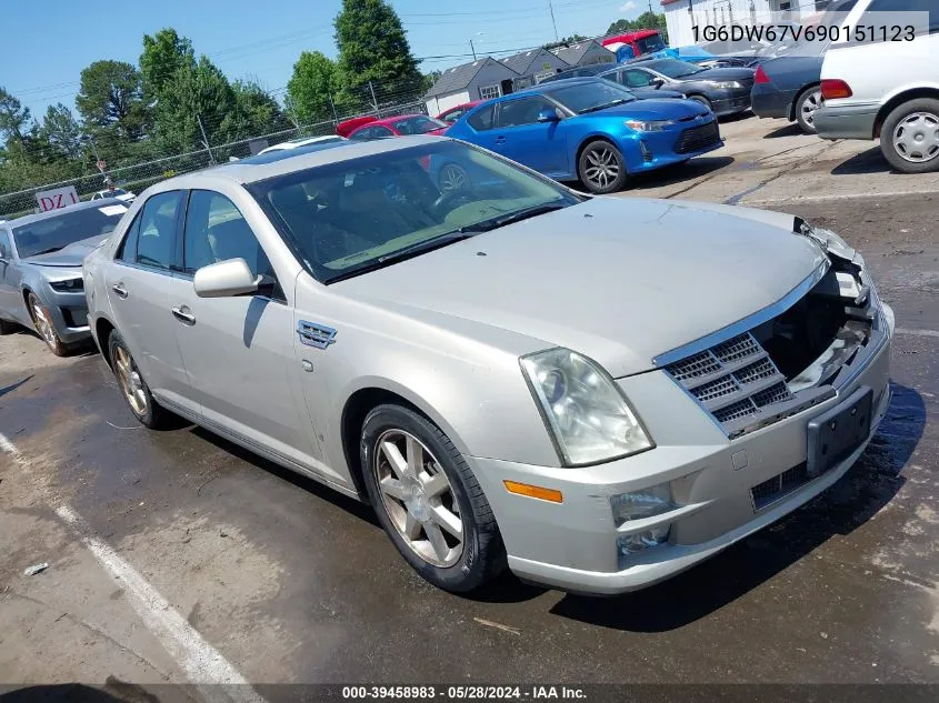 1G6DW67V690151123 2009 Cadillac Sts V6