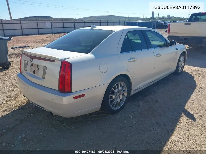 2010 Cadillac Sts Premium Package VIN: 1G6DU6EV8A0117892 Lot: 40427163