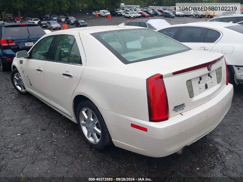 2011 Cadillac Sts Luxury VIN: 1G6DW6ED5B0102219 Lot: 40372593