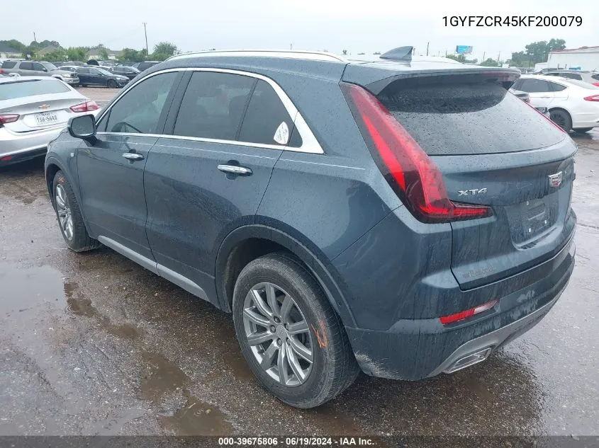 2019 Cadillac Xt4 Premium Luxury VIN: 1GYFZCR45KF200079 Lot: 39675806