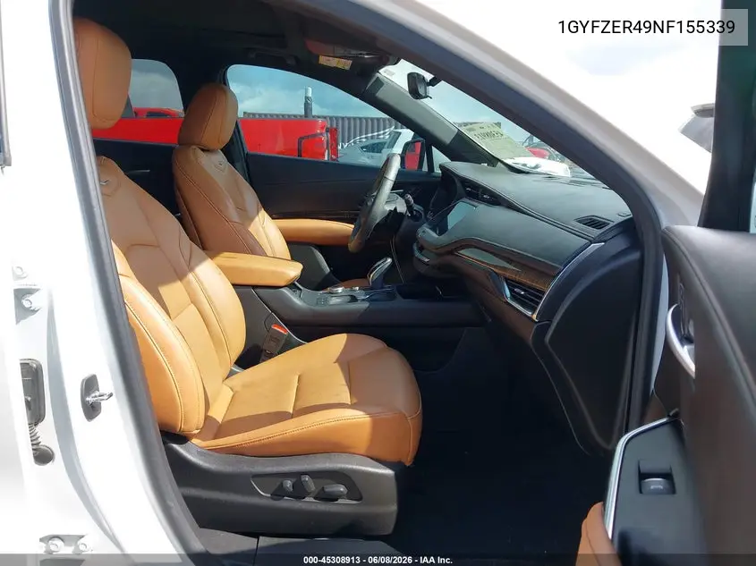 2022 Cadillac Xt4 Fwd Sport VIN: 1GYFZER49NF155339 Lot: 45308913