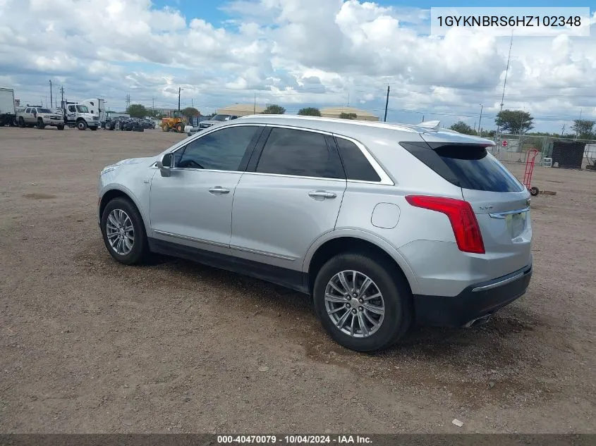 1GYKNBRS6HZ102348 2017 Cadillac Xt5 Luxury