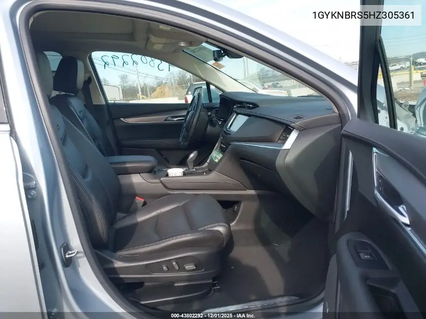 1GYKNBRS5HZ305361 2017 Cadillac Xt5 Luxury