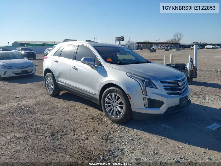 1GYKNBRS9HZ122853 2017 Cadillac Xt5 Luxury