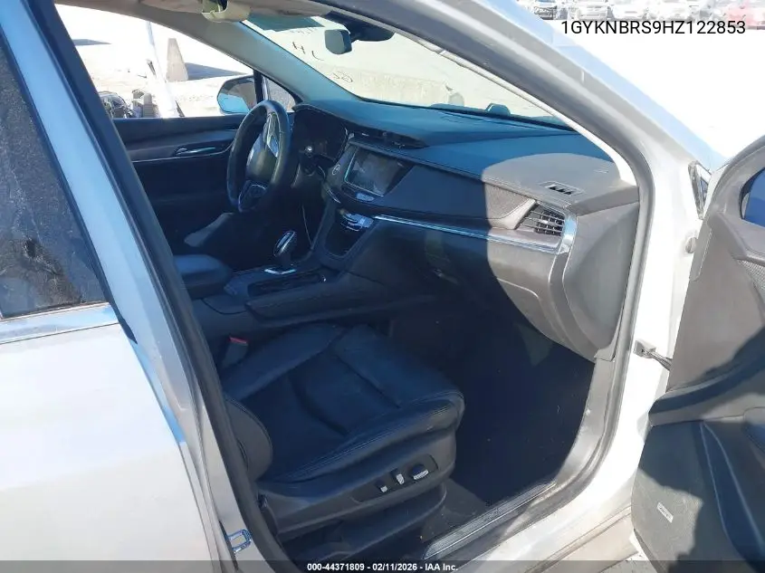 1GYKNBRS9HZ122853 2017 Cadillac Xt5 Luxury