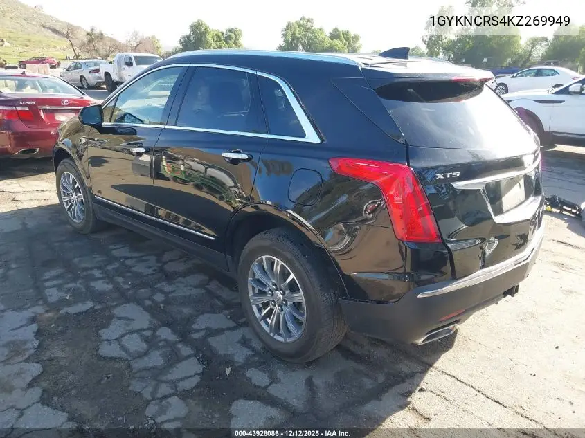 1GYKNCRS4KZ269949 2019 Cadillac Xt5 Luxury