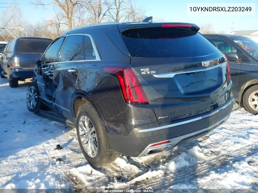 1GYKNDRSXLZ203249 2020 Cadillac Xt5 Awd Premium Luxury