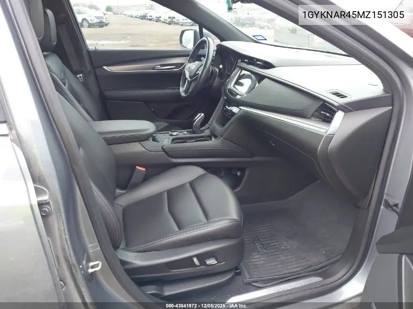 1GYKNAR45MZ151305 2021 Cadillac Xt5 Fwd Luxury
