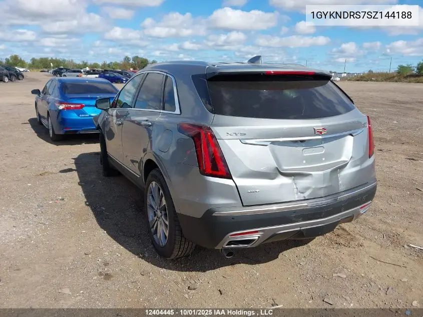 1GYKNDRS7SZ144188 2025 Cadillac Xt5