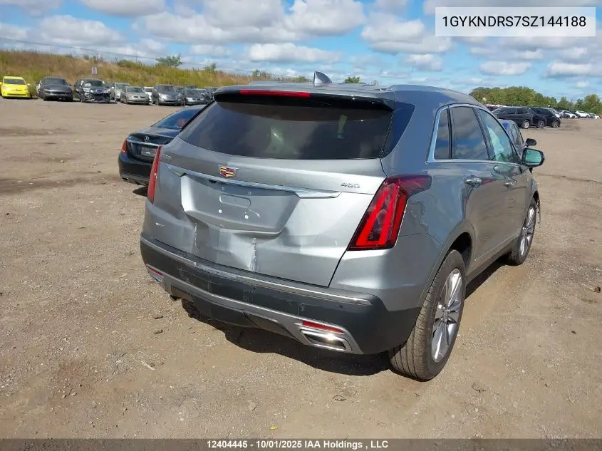 1GYKNDRS7SZ144188 2025 Cadillac Xt5