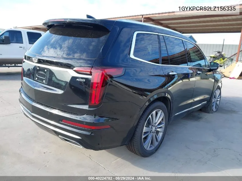 1GYKPCRS2LZ156335 2020 Cadillac Xt6 Fwd Premium Luxury