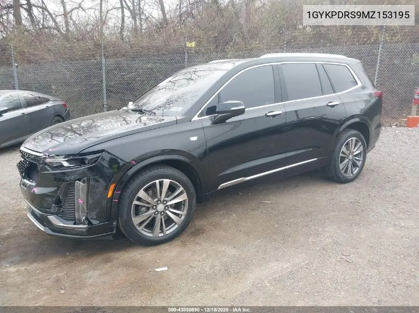 1GYKPDRS9MZ153195 2021 Cadillac Xt6 Awd Premium Luxury