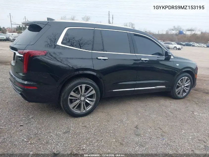 1GYKPDRS9MZ153195 2021 Cadillac Xt6 Awd Premium Luxury