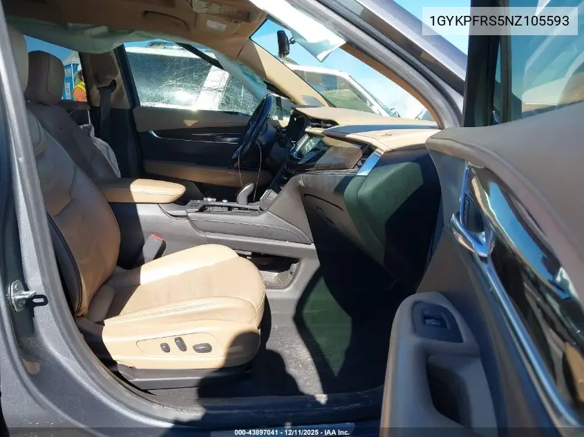1GYKPFRS5NZ105593 2022 Cadillac Xt6 Awd Premium Luxury