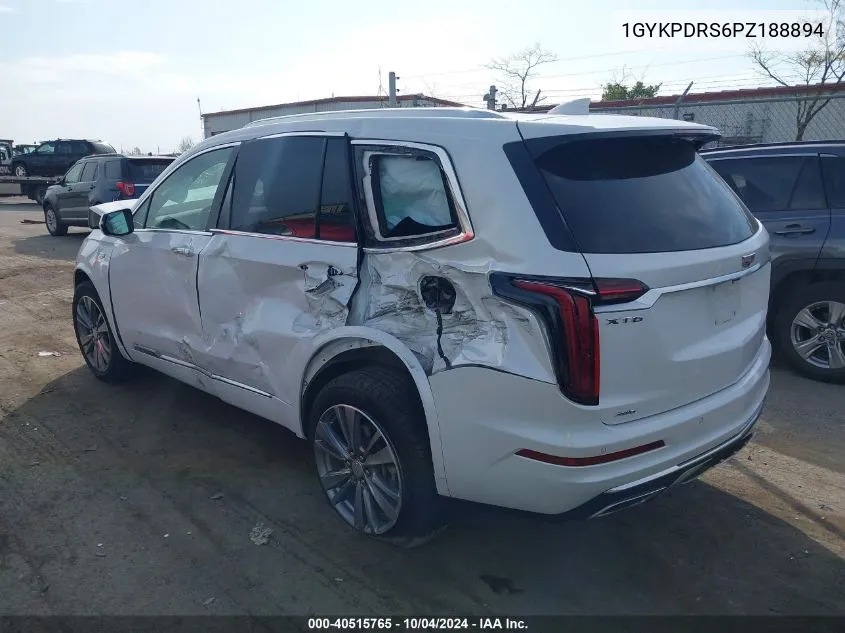 1GYKPDRS6PZ188894 2023 Cadillac Xt6 Premium Luxury