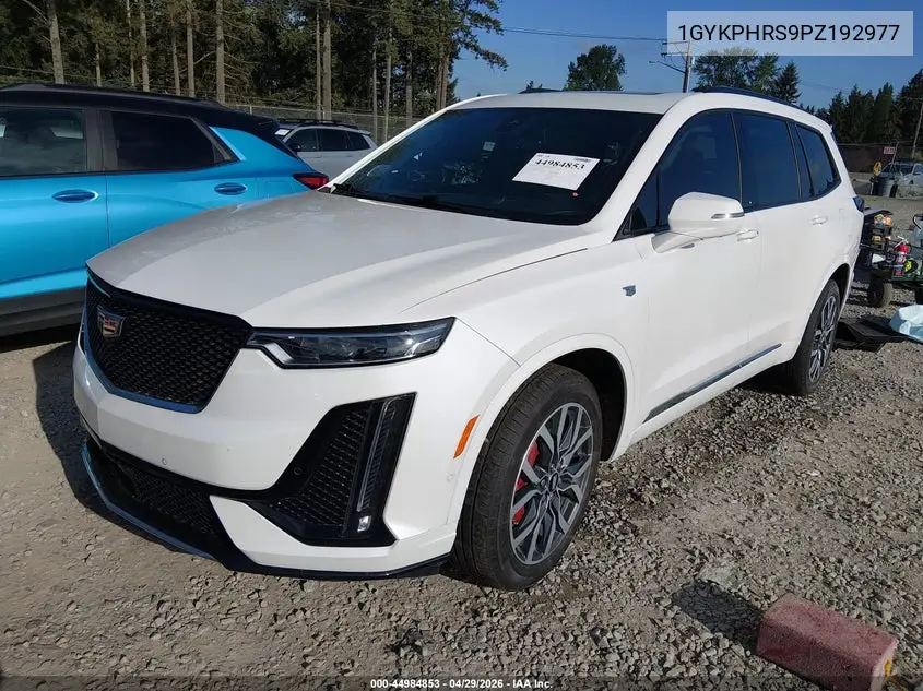 2023 Cadillac Xt6 Awd Sport VIN: 1GYKPHRS9PZ192977 Lot: 44984853