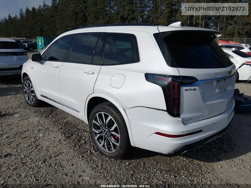2023 Cadillac Xt6 Awd Sport VIN: 1GYKPHRS9PZ192977 Lot: 44984853