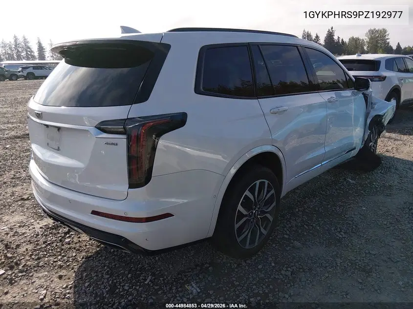 2023 Cadillac Xt6 Awd Sport VIN: 1GYKPHRS9PZ192977 Lot: 44984853