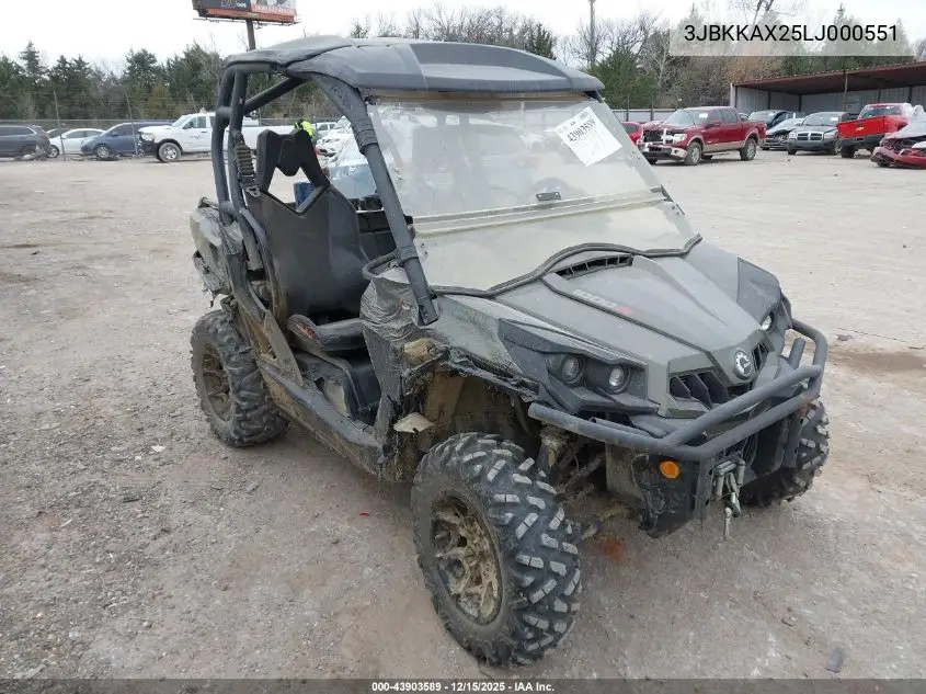 3JBKKAX25LJ000551 2020 Can-Am Commander Xt 1000R/Mossy Oak Hunting Edition 1000R