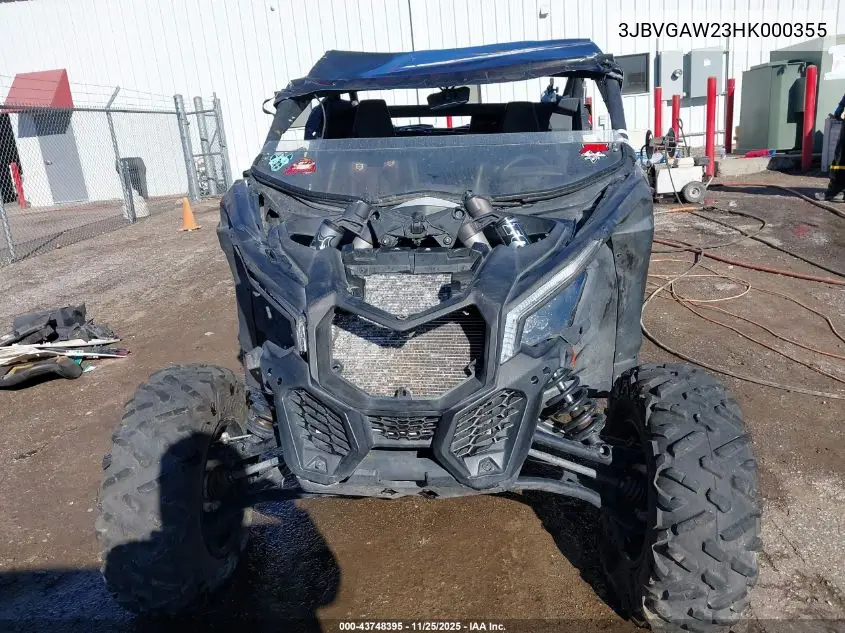 3JBVGAW23HK000355 2017 Can-Am Maverick X3 Turbo R